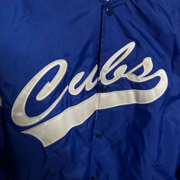 VTG “Cubs” Bomber Jacket XL - Picture 2 of 4